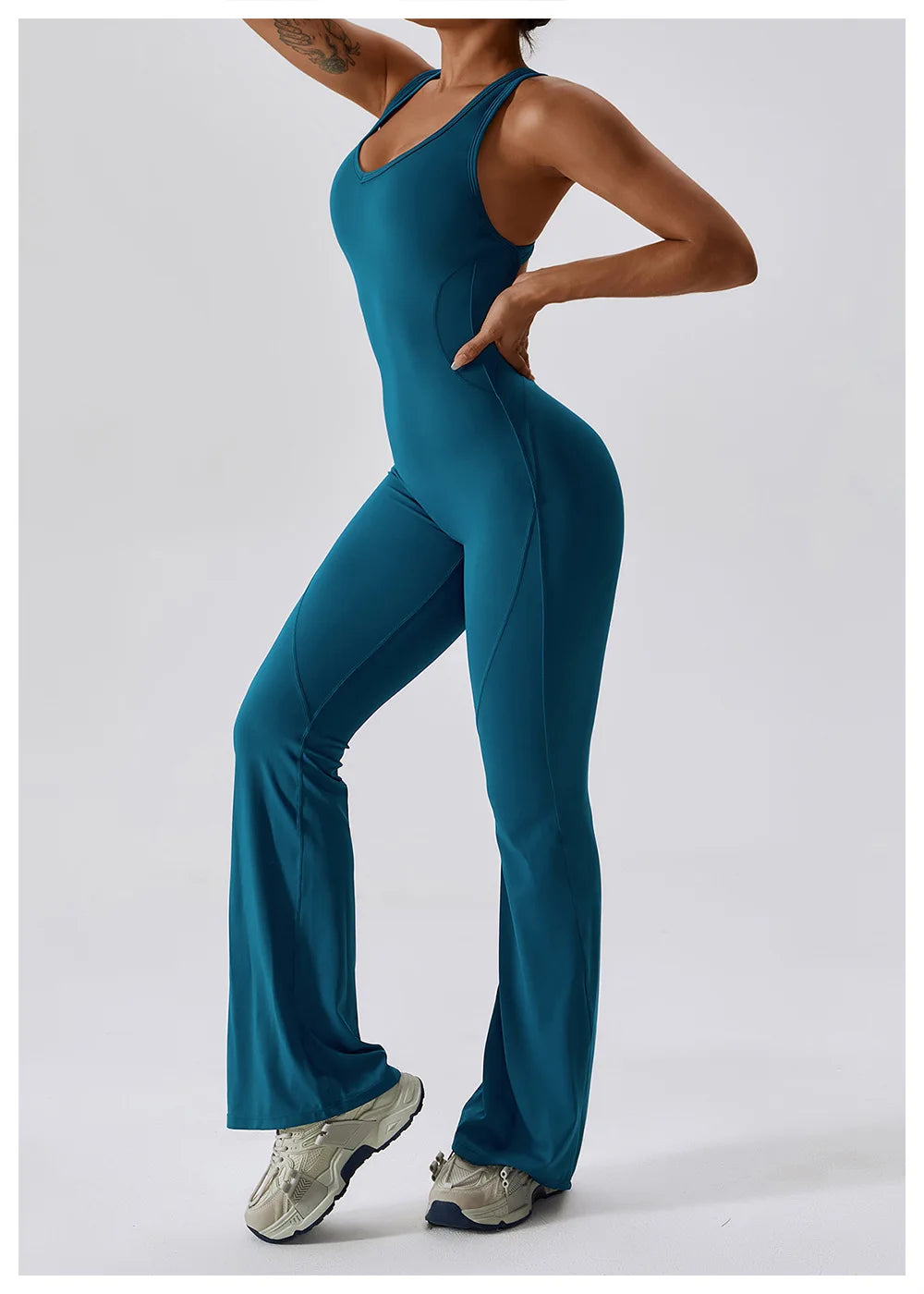 SculptLift™ Open-Back Jumpsuit – Y/A Yoga Athleticz